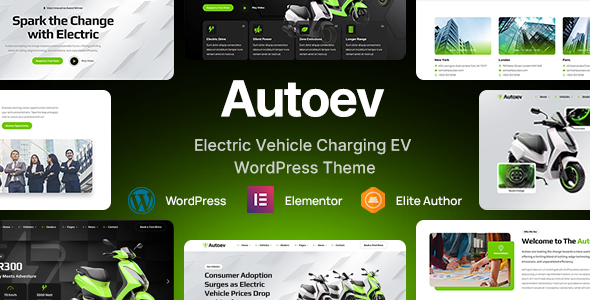 Autoev اتودو قالب ایستگاه شارژ خودرو برقی وردپرس